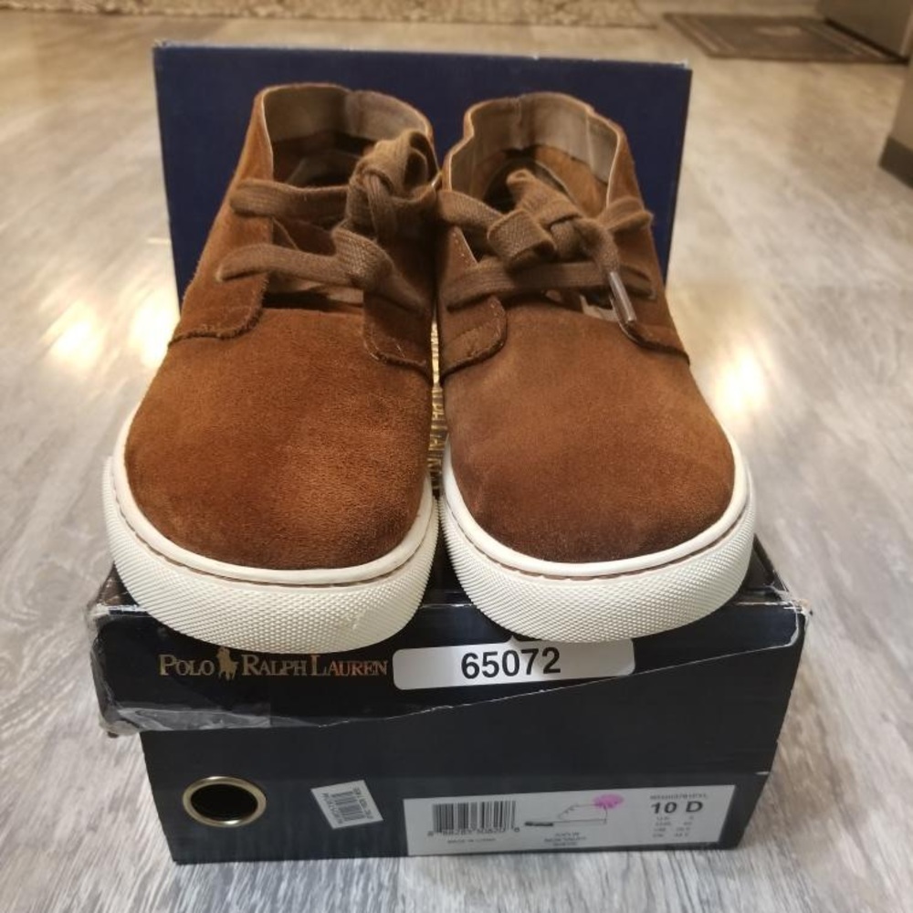 Polo Joplin suede sneakers cognac size 10.5